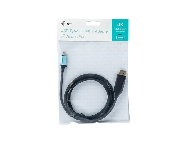 i-tec C31CBLDP60HZ, 1,5 m, USB Type-C, DisplayPort, Mannelijk, Manneli