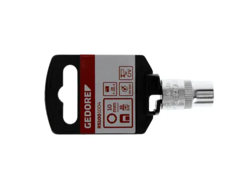 R51001004 Dopsleutelbit 3/8 inch zeskant 10mm lengte 28mm