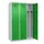 locker voor scheiding van kleding,HxBxD 1850x1200x500mm,3vak