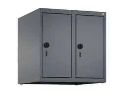 opzetkast,v. locker,2vak.,vak B 250mm,HxBxD 500x500x500mm,vleugeldeur