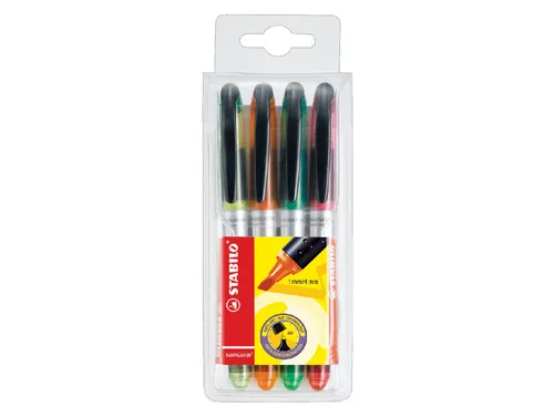 Markeerstift Stabilo Navigator Assorti 4Stuks