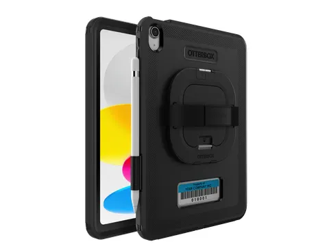 OtterBox Defender Case iPad 10 Kickstand handband zwart propack