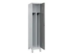 locker voor scheiding van kleding,HxBxD 1950x400x500mm,1vak