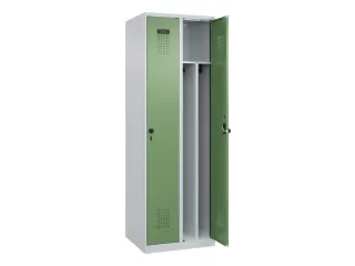 locker voor scheiding van kleding,HxBxD 1850x600x500mm,2vak - 1