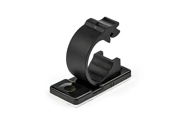 Zelfklevende Kabelmanagement Clips 12mm zwart 100 stuks