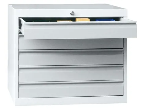 Ladenkast 600x715x600mm 5 Laden RAL7035 Lichtgrijs