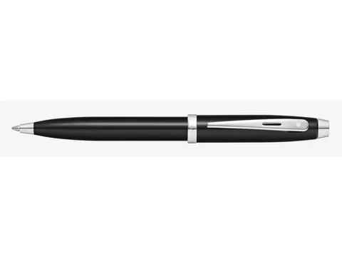 Balpen SHEAFFER 100 E9338 Glossy black lacquer chrome plated