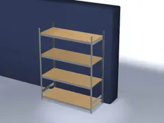 breedvakstelling,grondveld,HxBxD 2500x2070x835mm,vakl. 350kg