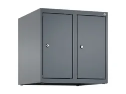 opzetkast,v. locker,2vak.,vak B 250mm,HxBxD 500x500x500mm,vleugeldeur