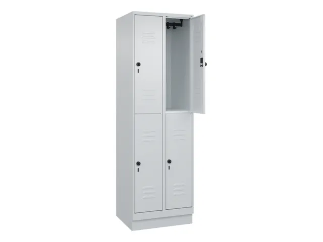 dubbeldekse locker,HxBxD 1950x600x500mm,2x2vak.,vak B 300mm