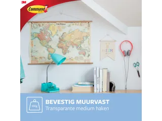Bevestigingsstrip 17091Clr 2 Ovale Haken Medium draagvermogen 900 gram - 7