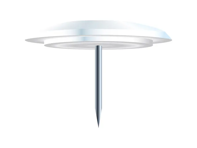 Doos met 40 punaises - punthoogte 7mm - 10mm diameter-Wit