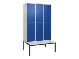 Dubbeldekse dekenkist,HxBxD 2120x1200x815mm,3x2vak.,vak B 400mm - 1