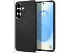 Liquid Air Samsung Galaxy S25 Hoesje Back Cover Mat Zwart