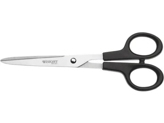 Schaar Westcott Buro RVS 17,1 cm kunststof grip in zak