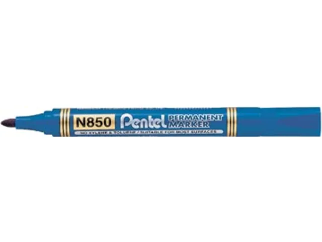 Pentel N850-C Permanent marker Ronde punt 4,2mm Blauw
