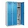 locker,HxBxD 1850x1200x500mm,3vak,vak B 400mm,draaigrendel