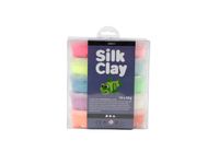 Klei Creotime silk basic-2 10 x 40gr 10 neon kleuren