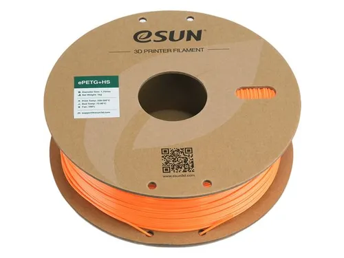 eSUN 3D Printer Filament ePETG+HS 1,75mm Oranje 1kg