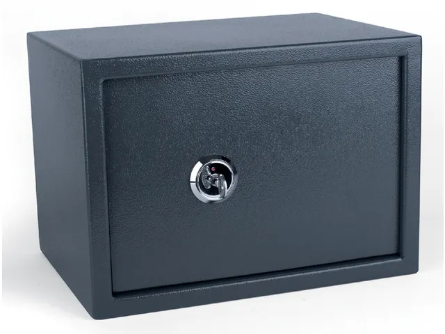 Kluis Pavo 352x250x250mm met stersleutel donkergrijs