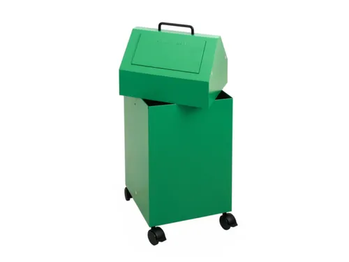 Afvalverzamelaar Vuurremmend 1X45 Liter 710X330X310Mm Groen
