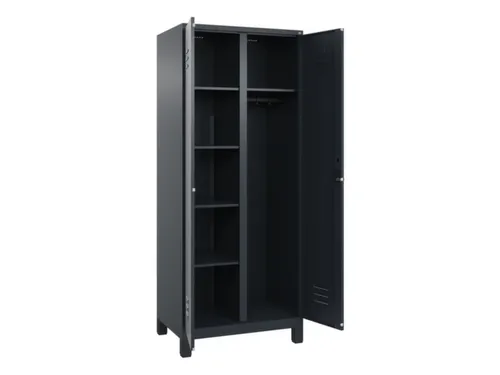 wasgoedverdeelkast,HxBxD 1950x800x500mm,vak B 400mm,draaigrendel