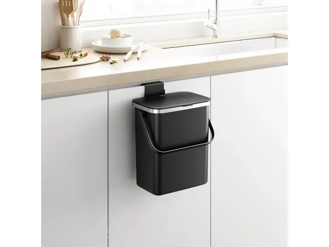 EKO Afvalbak Puro Plus Food Waste Caddy 10 liter zwart
