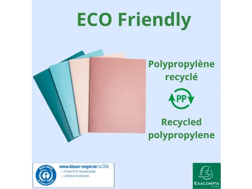 Porte-vues A4 60 vue s PP recyclé SKANDI
