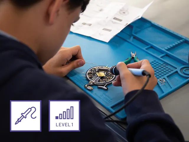 Educatieve soldeerkit knipperende leds