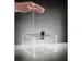 Urne Sigel transparent avec serrure 15x22x15mm + fente