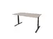 Bureau Linesto Plus Hoogte instelbaar 160x80cm Lindberg T-poot Zwart
