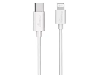 MediaRange Apple Lightning naar USB C kabel 1 m Wit - 2