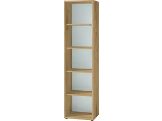 dossierstelling,HxBxD 1960x500x370mm,5xhouten vloer,5ordnerhoogtes - 1