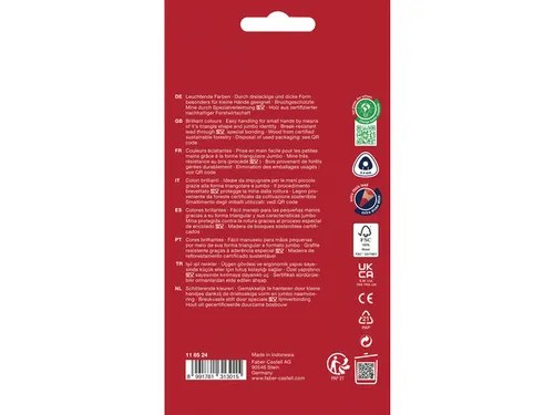 kleurpotloden Faber-Castell Jumbo 24stuks
