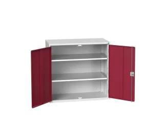 universele kast,HxBxD 1000x1050x550mm,2xStalen bodem,draaigrendelslot - 1