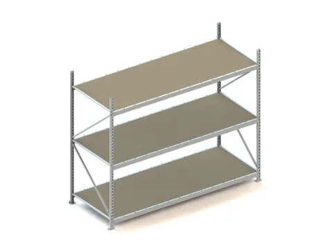 Breedvakstelling Basisveld Hxbxd 2200x2707x1050mm 3 Houten Legborden