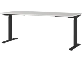 Elektrisch ihv bureau,HxBxD 720-1200x1800x800mm,blad lichtgrijs - 1
