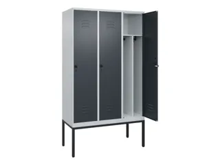 locker voor scheiding van kleding,HxBxD 2120x1200x500mm,3vak - 2