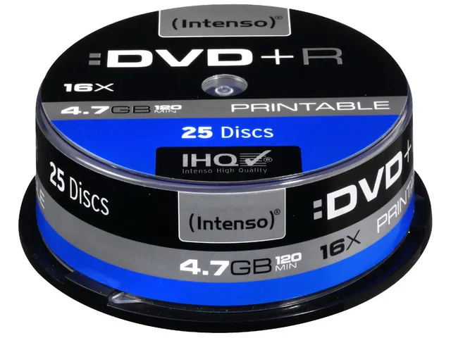 Intenso 4811154 DVD+R disc 4.7 GB 25 stuks Bedrukbaar