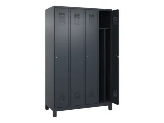 locker voor scheiding van kleding,HxBxD 1950x1200x500mm,4vak - 1