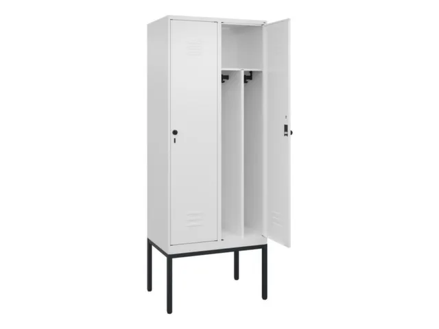 locker voor scheiding van kleding,HxBxD 2120x800x500mm,2vak