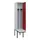 locker met bank,voor scheiding van kleding,HxBxD 2120x400x815mm,1vak