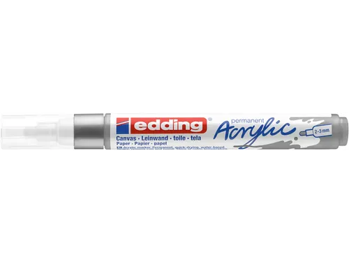 Acrylmarker edding e-5100 medium zilver