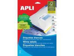 Apli Etiketten 210x297 Rechte Hoeken