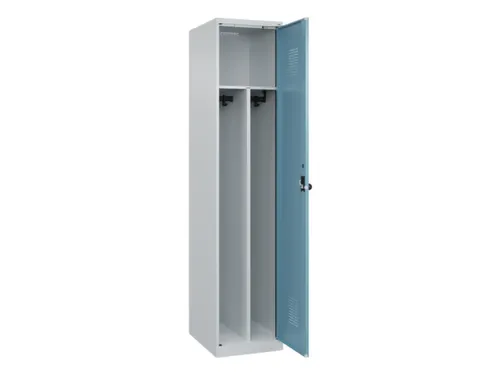 locker voor scheiding van kleding,HxBxD 1850x400x500mm,1vak