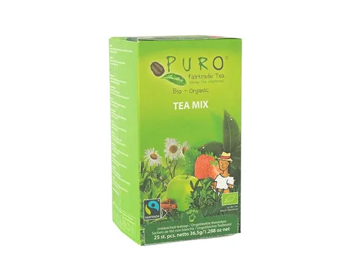 Puro Bio thee Mix Fairtrade 25 zakjes