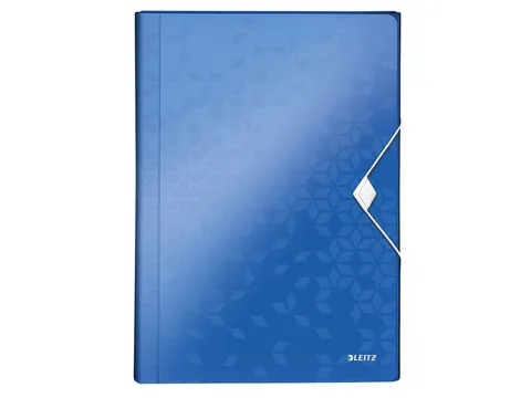 Sorteermap Leitz WOW A4 PP 6 vaks blauw