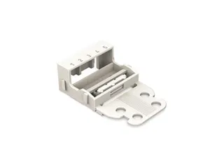 Bevestigingsadapter - Voor 5-Draadsklemmen - Serie 221 - 4mm² - Met - 1