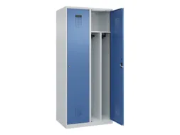 locker voor scheiding van kleding,HxBxD 1850x800x500mm,2vak