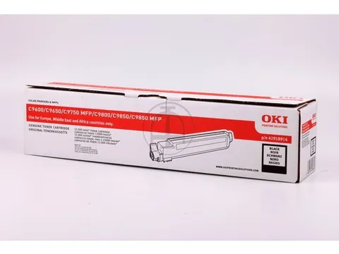 Tonercartridge Oki 42918916 C9600 Zwart